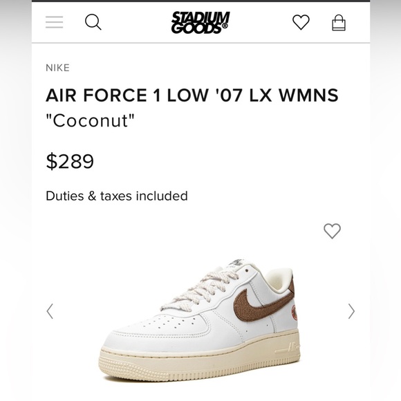 Nike Air Force 1 07 coconut low - Picture 3 of 7